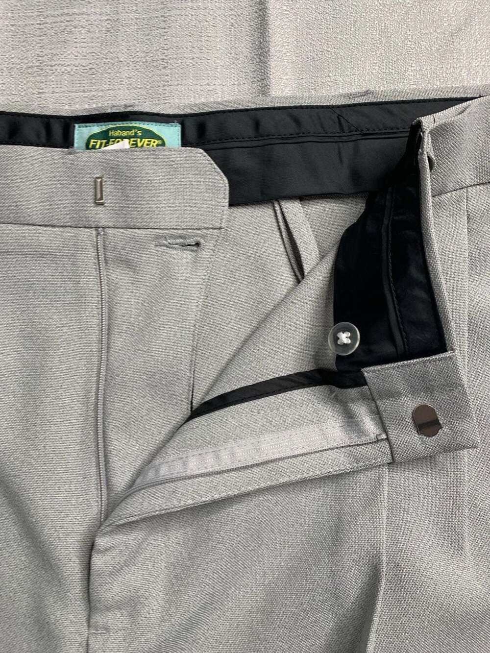 Haband's Gray Pleated Dress Pants Size 48S